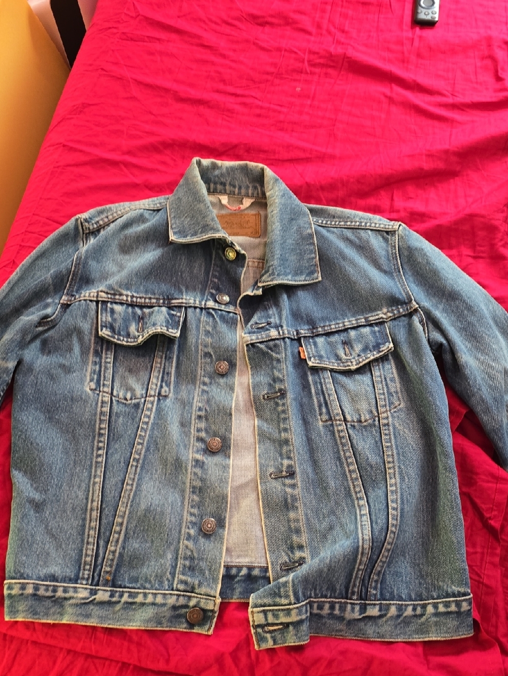 Levi's VintageDenim Jacket Type III 1984 Orange Tab